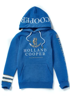 Holland Cooper HC Heritage Hoodie Cobalt Outlet