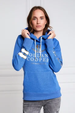 Holland Cooper HC Heritage Hoodie Cobalt Outlet