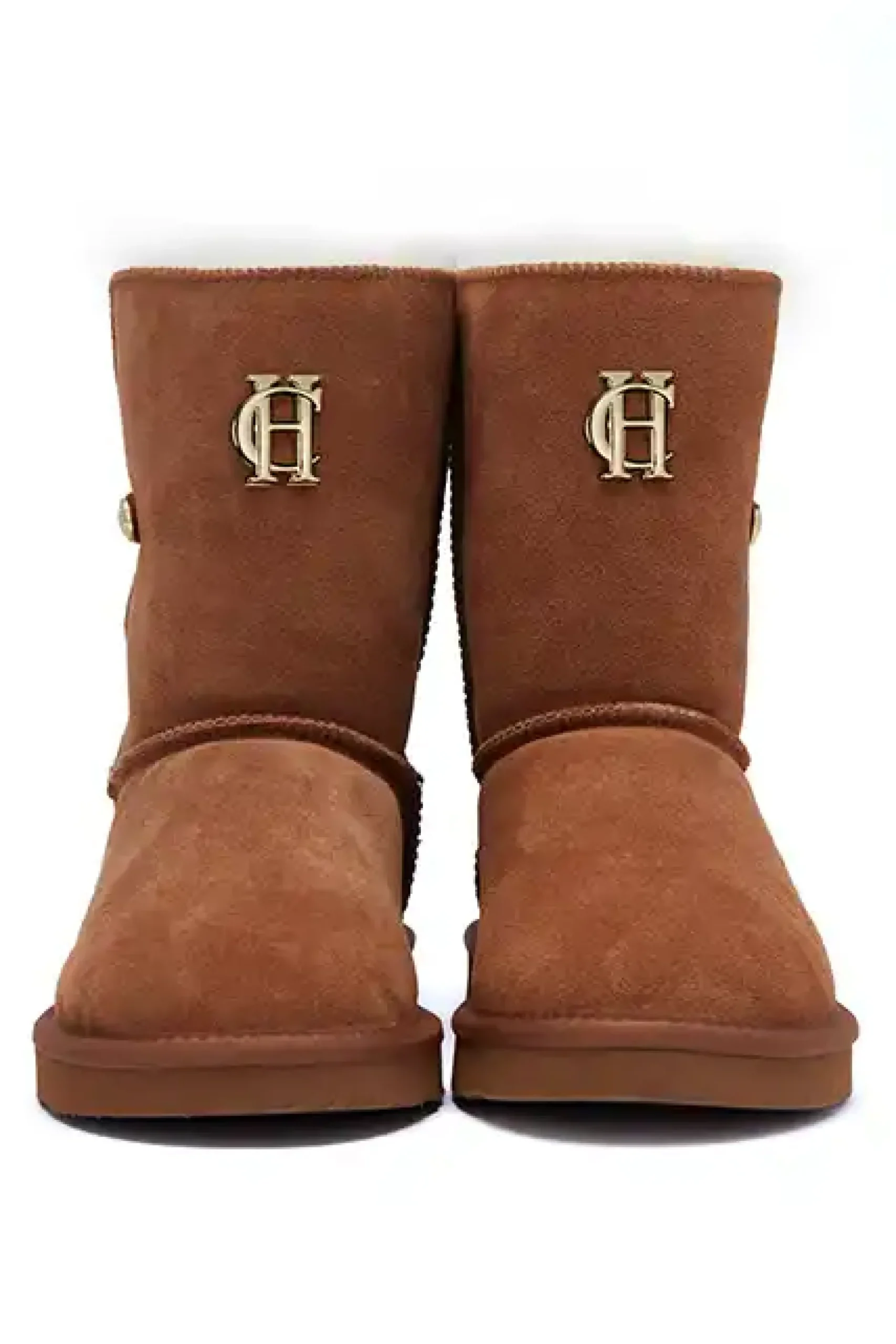 Holland Cooper HC Shearling Boot Tan Outlet