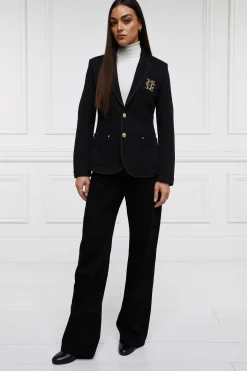 Holland Cooper Henley Blazer Black Black New