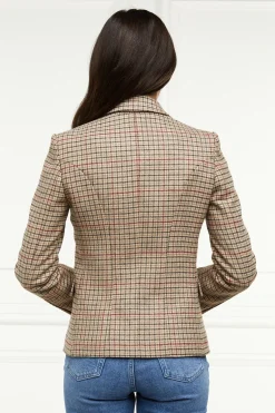 Holland Cooper Heritage Knightsbridge Blazer Charlton Tweed Horn Button Best