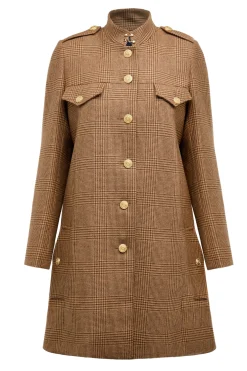 Holland Cooper Highbury Cape Coat Tawny Best