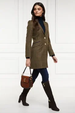Holland Cooper Highgrove Coat Glen Green