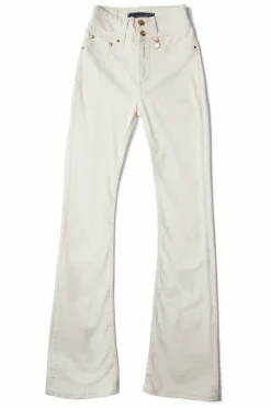 Holland Cooper High Rise Flared Jean Oatmeal Best