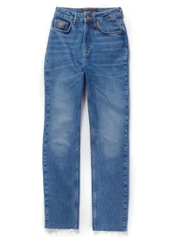 Holland Cooper High Rise Slim Jean True Indigo Discount