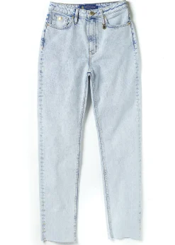 Holland Cooper High Rise Slim Jean Light Stone Wash Outlet