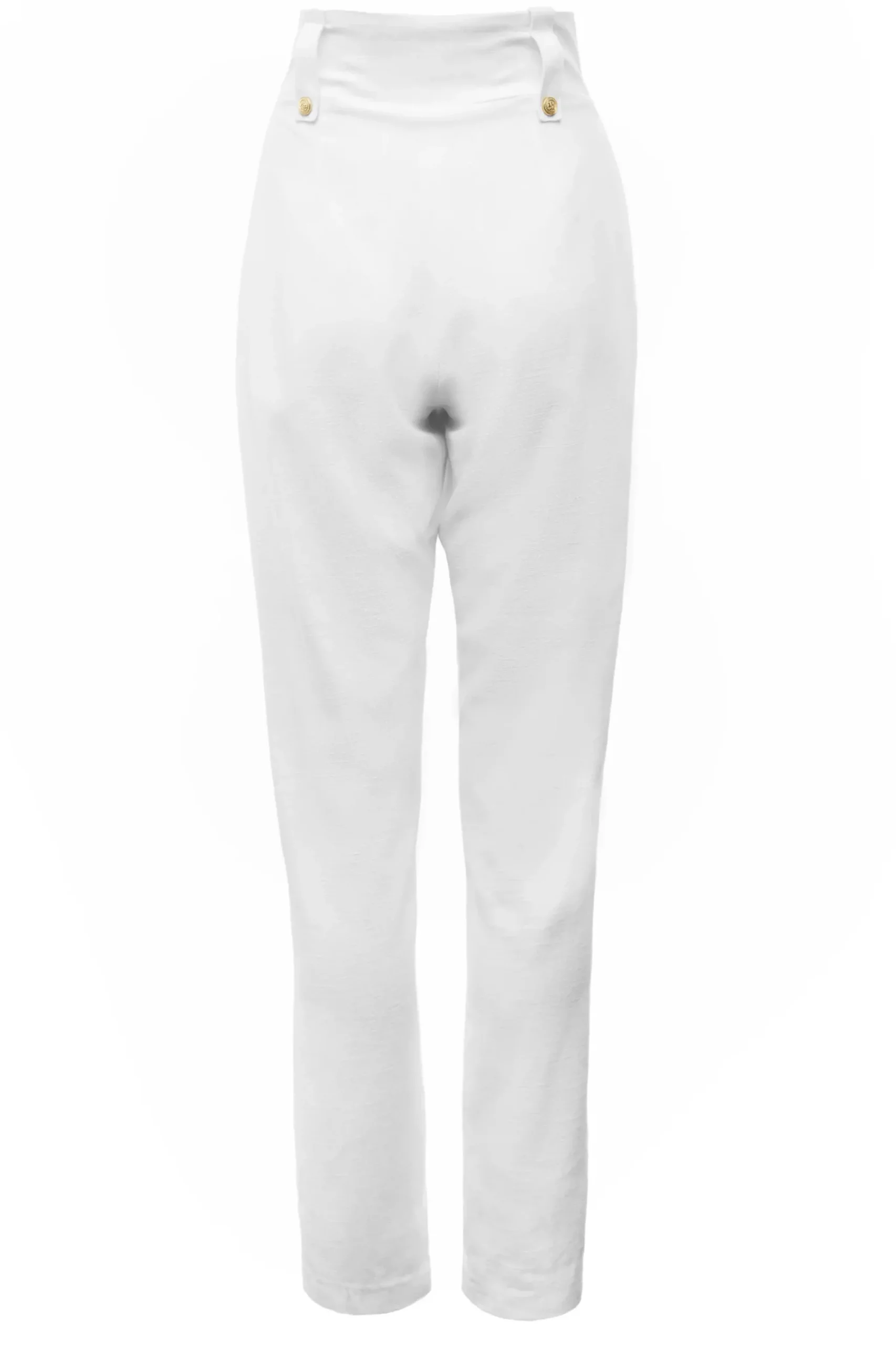 Holland Cooper High Waisted Peg Trouser Oyster Linen Hot