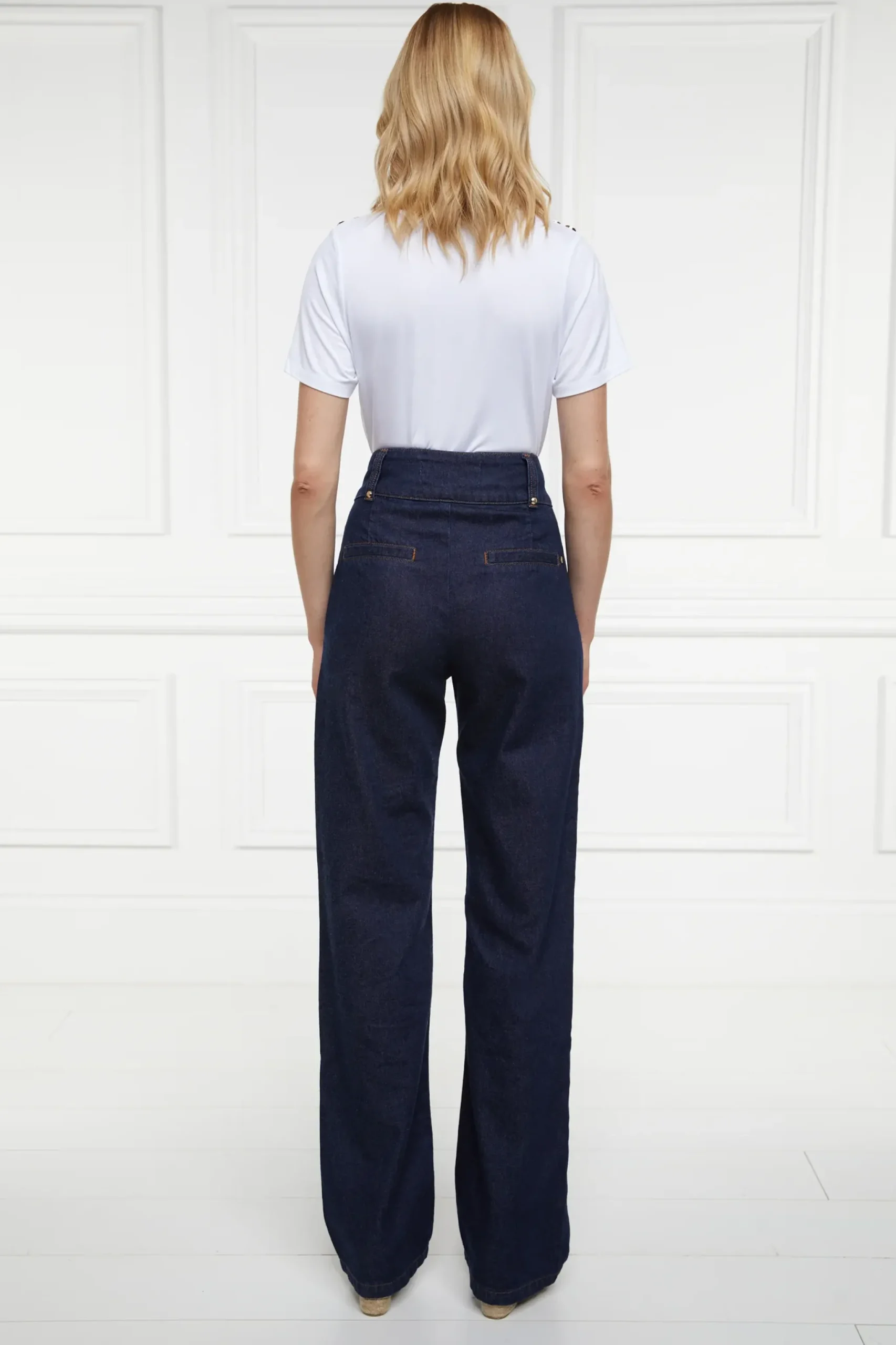 Holland Cooper High Waisted Straight Jean Hot
