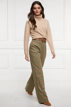 Holland Cooper High Waisted Straight Trouser Leveret