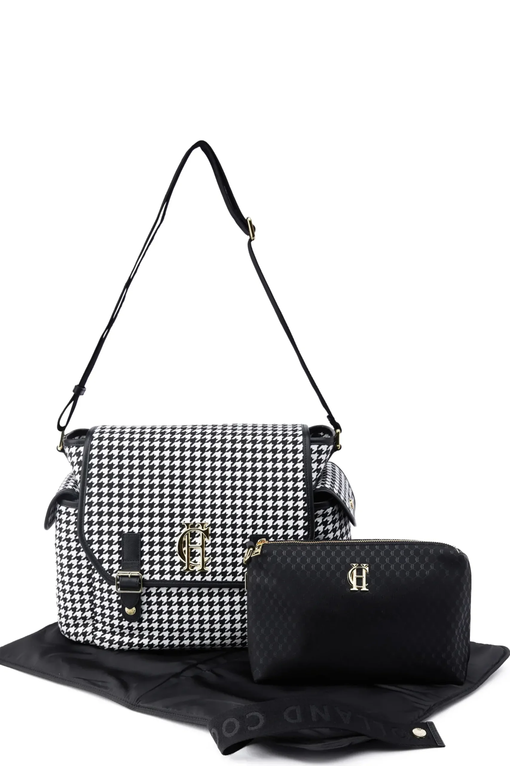 Holland Cooper Hudson Changing Bag Houndstooth Online