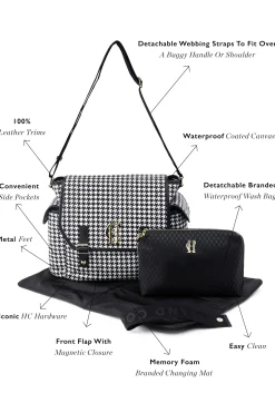 Holland Cooper Hudson Changing Bag Houndstooth Online