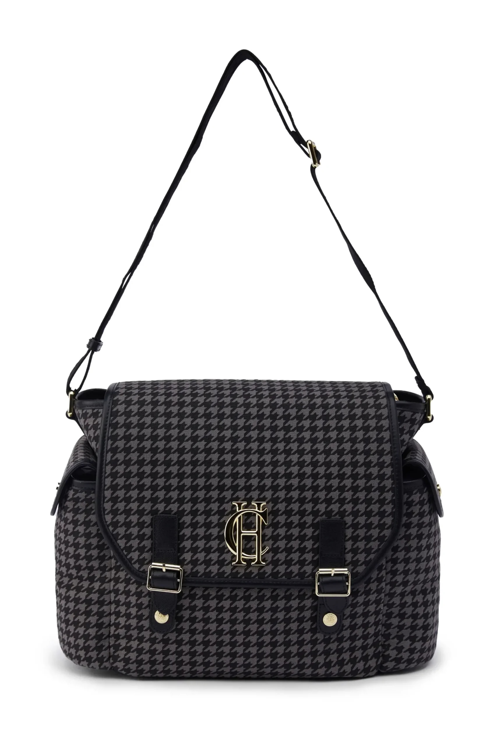 Holland Cooper Hudson Changing Bag Grey Houndstooth Clearance