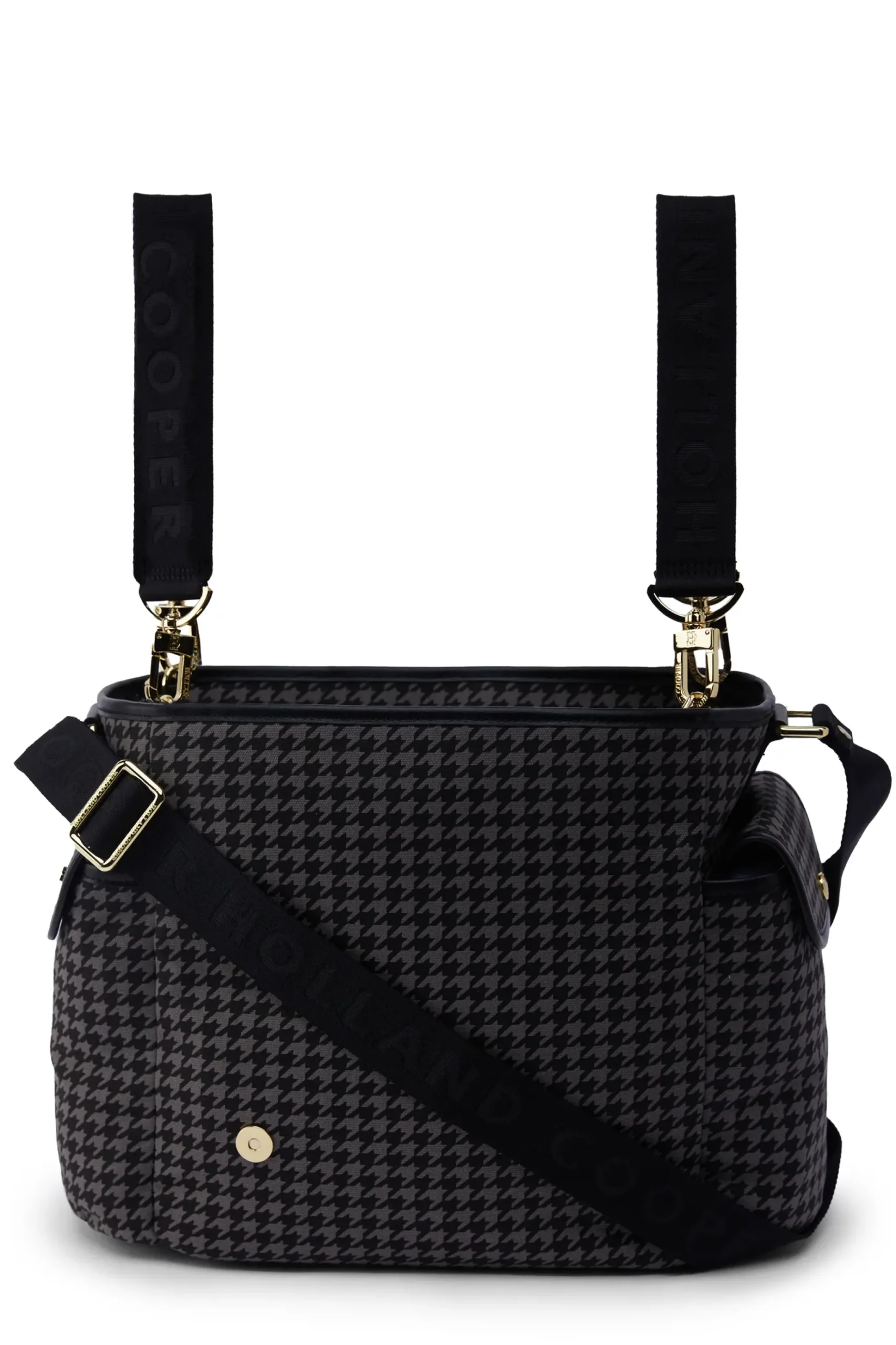 Holland Cooper Hudson Changing Bag Grey Houndstooth Clearance