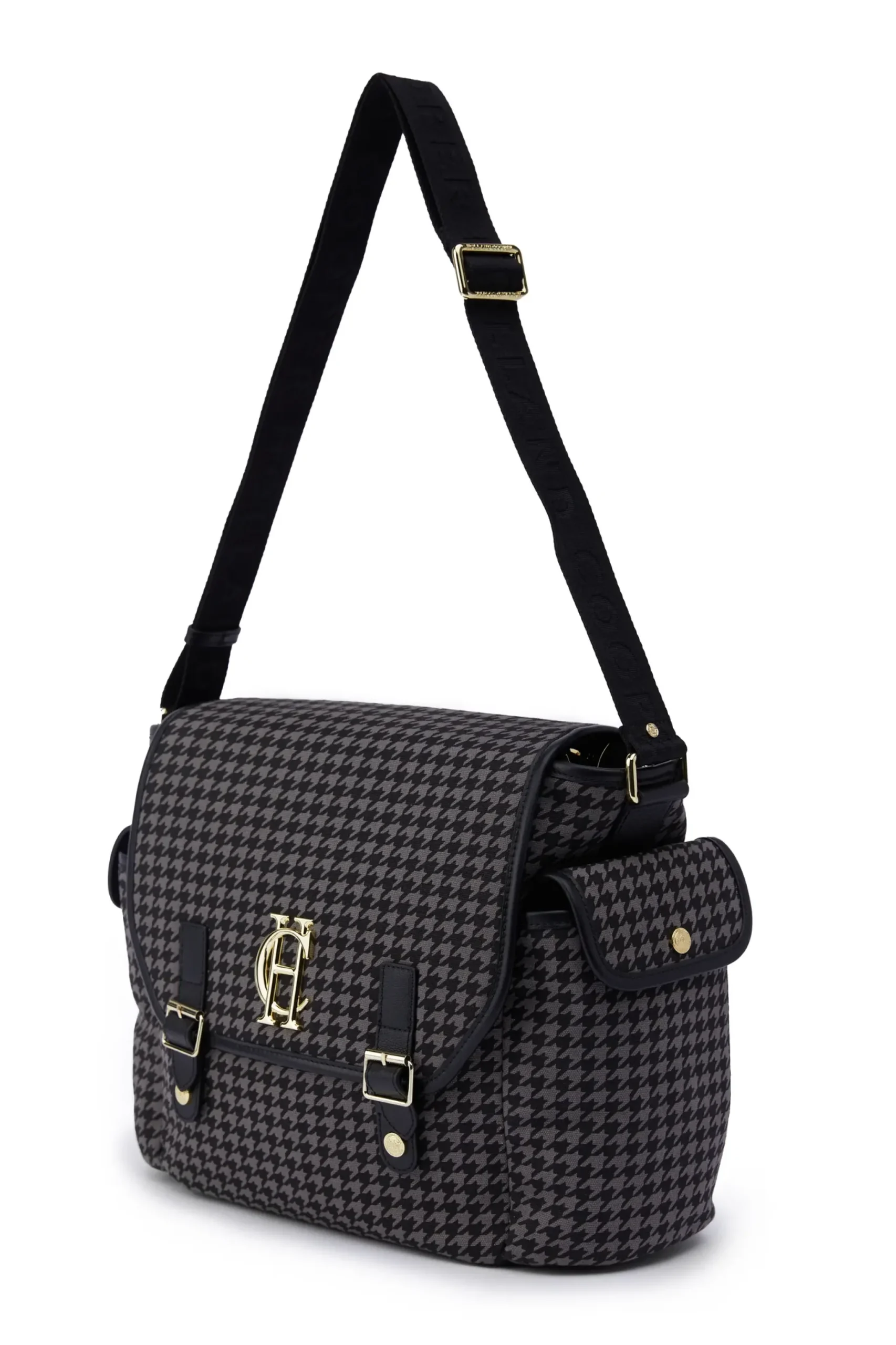 Holland Cooper Hudson Changing Bag Grey Houndstooth Clearance