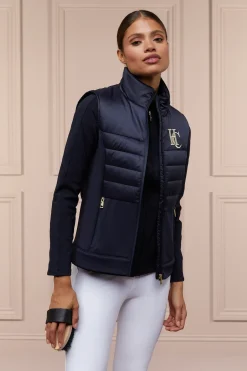 Holland Cooper Hybrid Gilet Ink Navy New