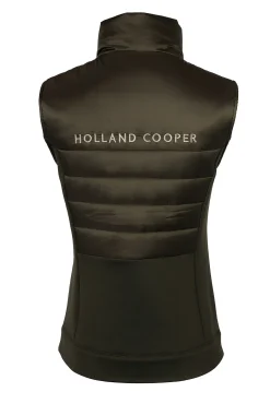 Holland Cooper Hybrid Gilet Khaki Online