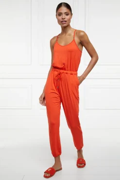 Holland Cooper Iconic Jersey Jumpsuit Neroli Clearance