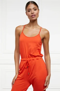 Holland Cooper Iconic Jersey Jumpsuit Neroli Clearance