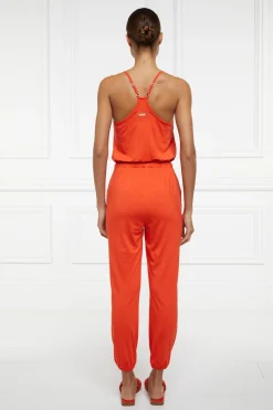 Holland Cooper Iconic Jersey Jumpsuit Neroli Clearance