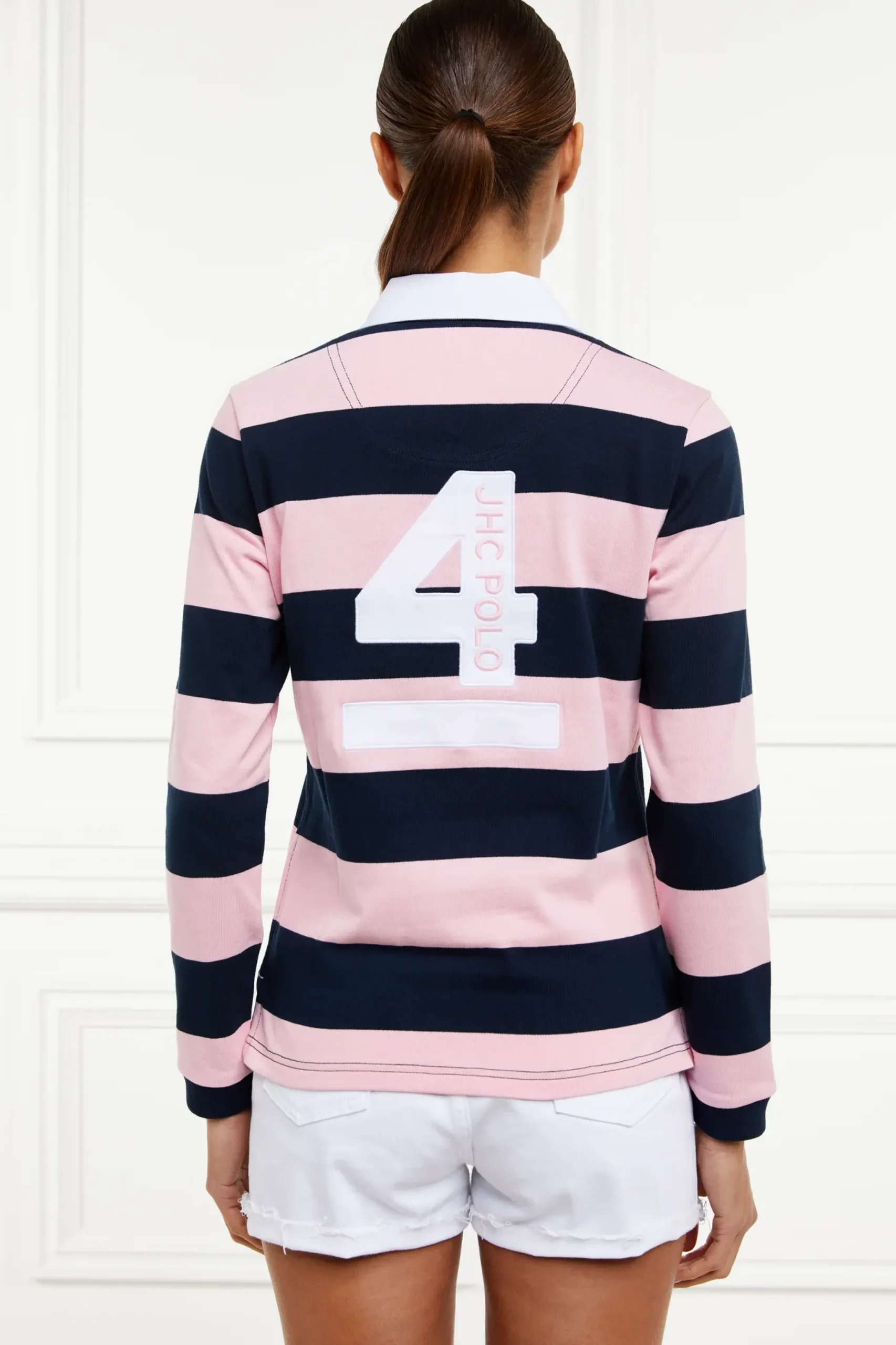 Holland Cooper JHC Sweatshirt Ink Navy Pale Pink Online