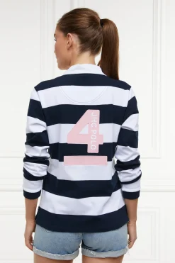 Holland Cooper JHC Sweatshirt White Ink Navy Sale