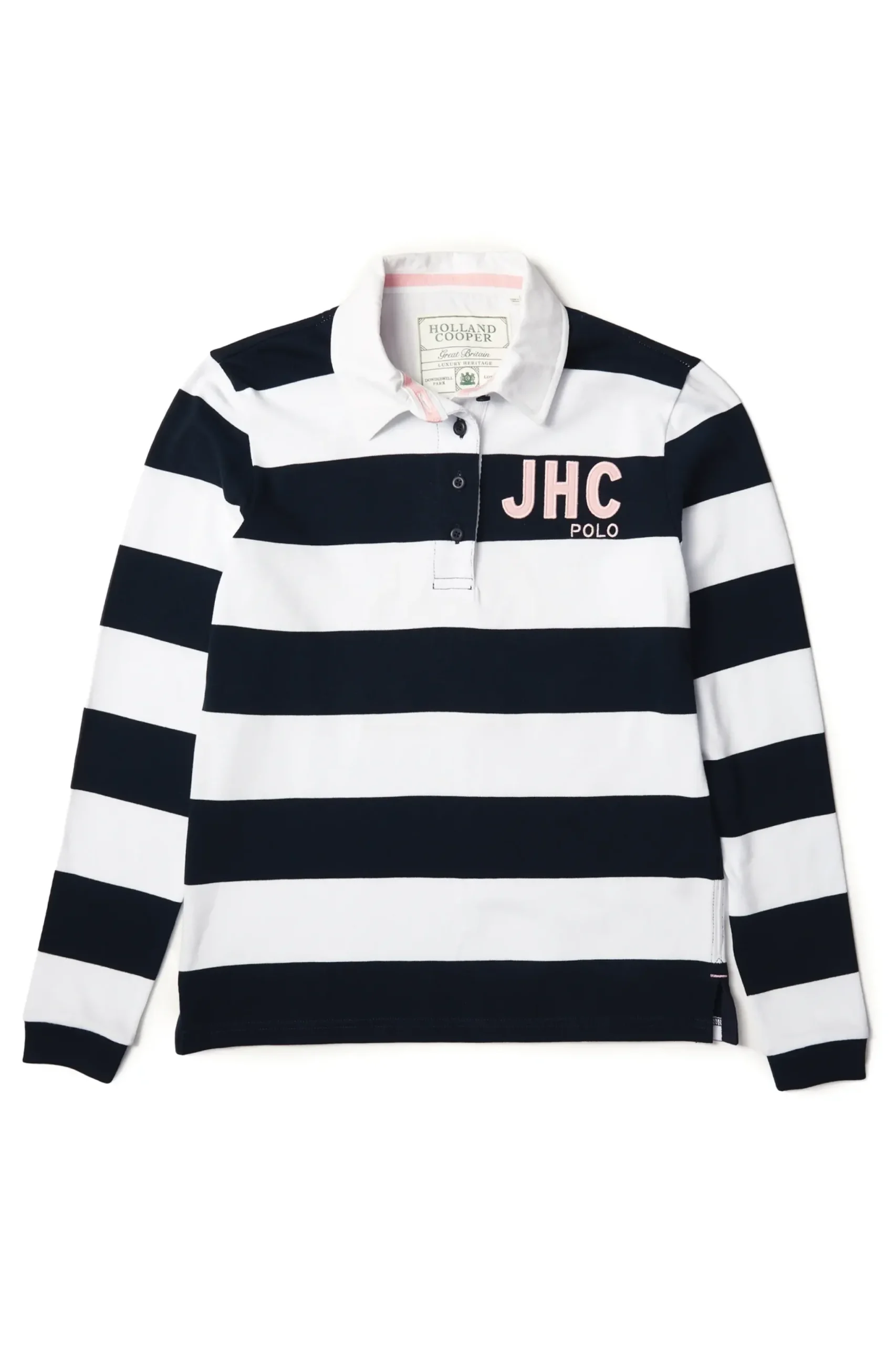 Holland Cooper JHC Sweatshirt White Ink Navy Sale