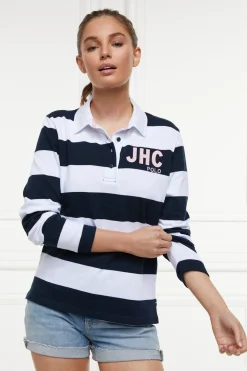 Holland Cooper JHC Sweatshirt White Ink Navy Sale