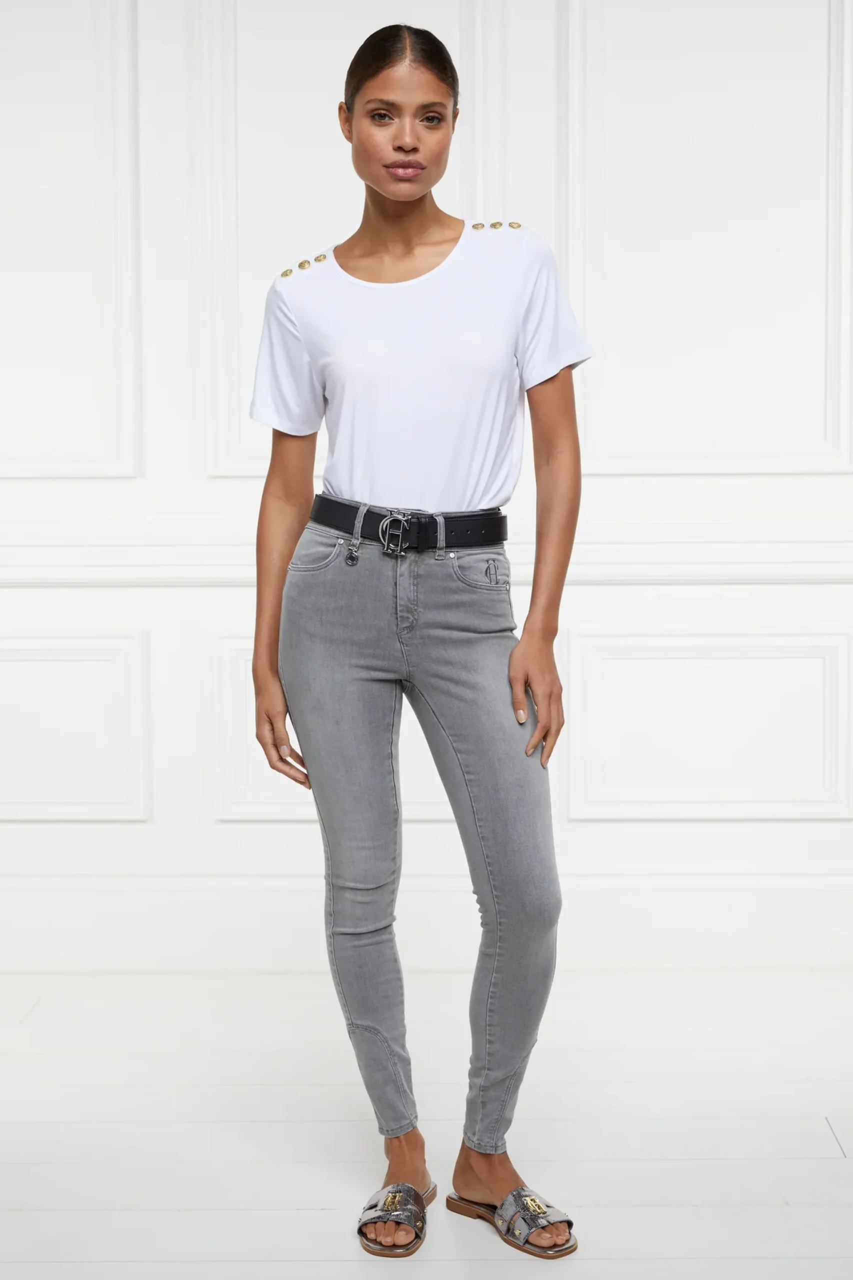 Holland Cooper Jodhpur Jean Soft Grey Sale