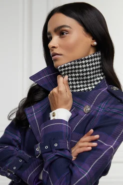 Holland Cooper Jubilee Full Length Marlborough Trench Jubilee Tartan Sale
