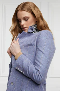 Holland Cooper Jubilee Longline Regency Coat Lavender Discount