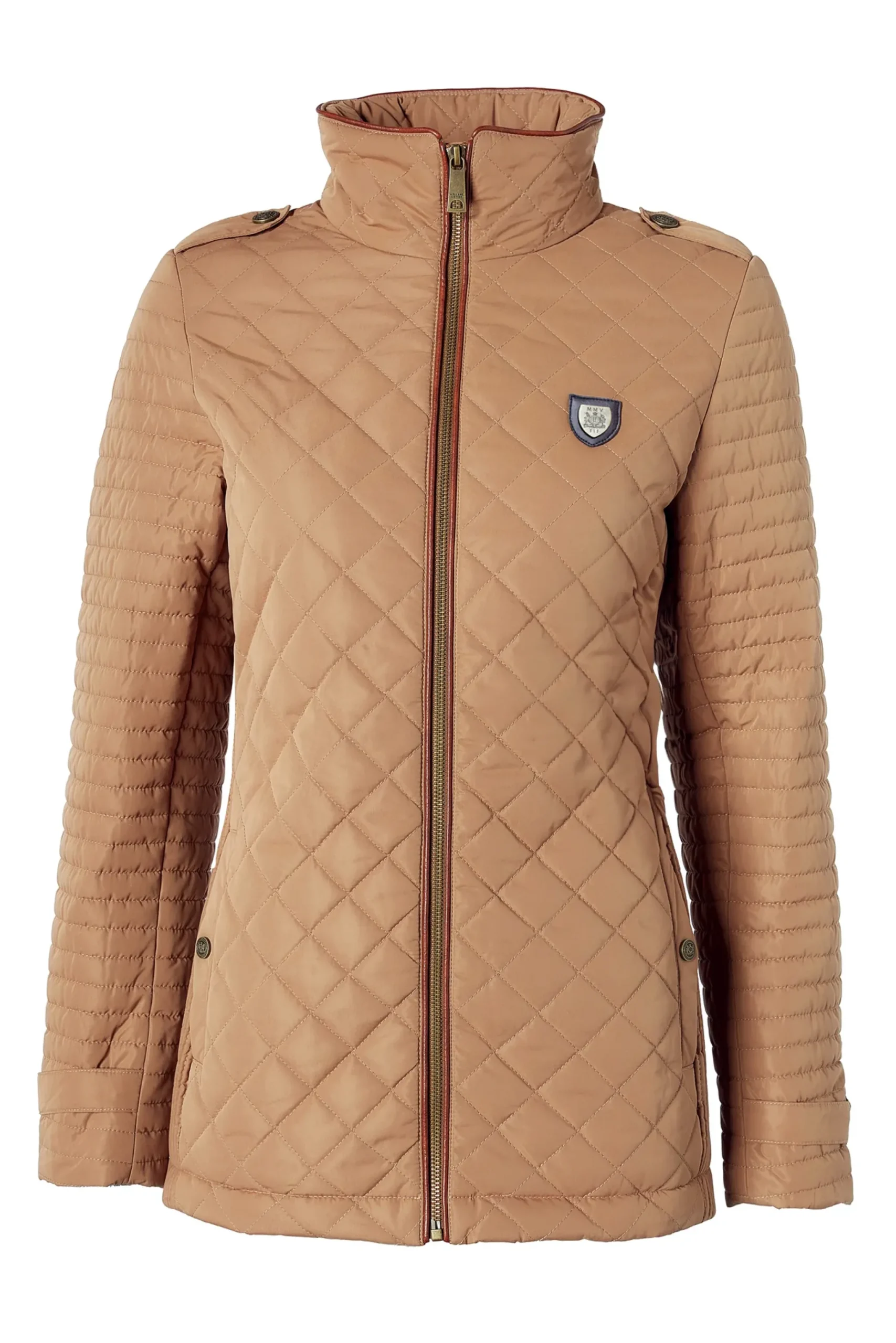 Holland Cooper Juliana Quilted Jacket Coffee Clearance