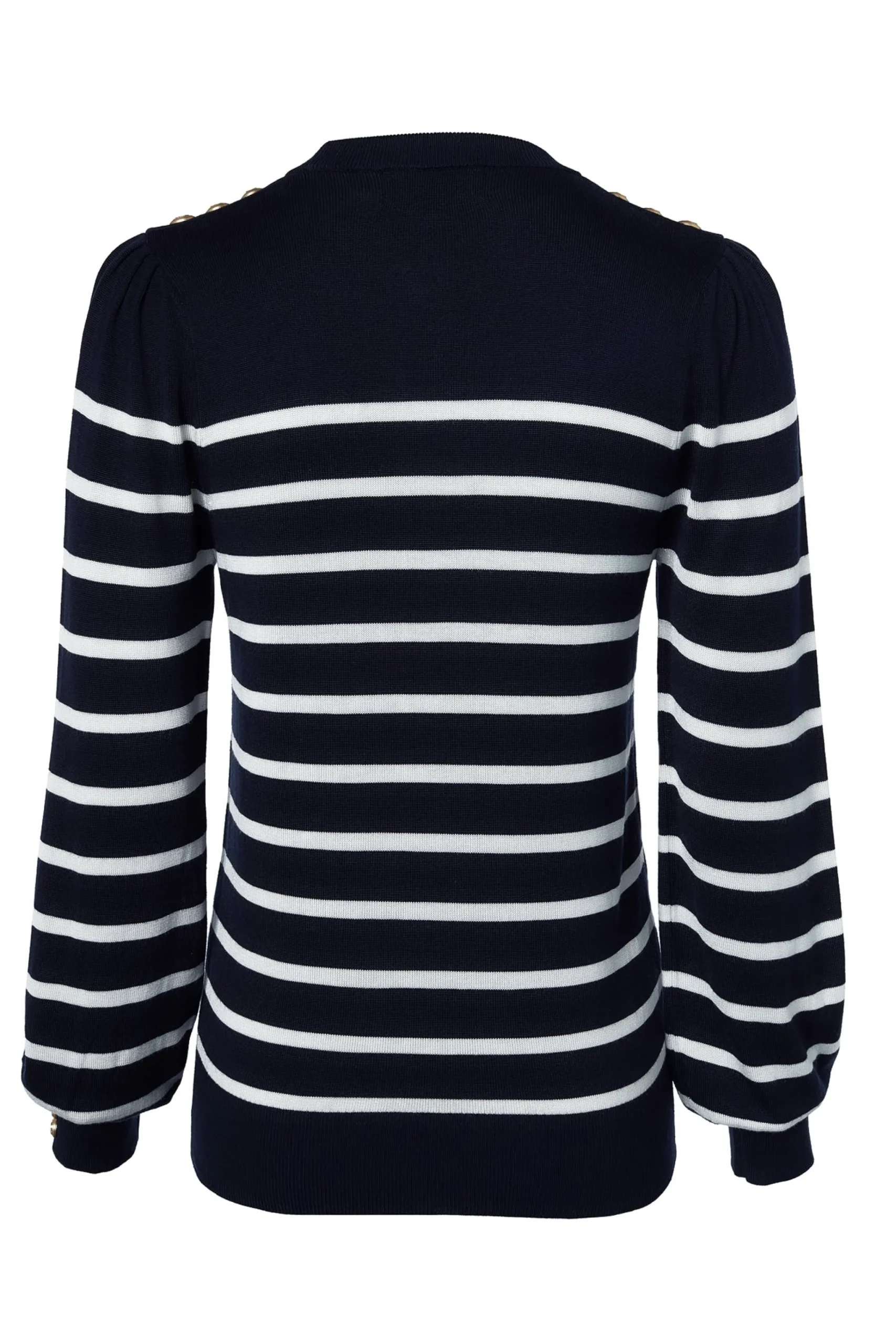 Holland Cooper Kelsie Crew Neck Knit Ink Navy Stripe Online