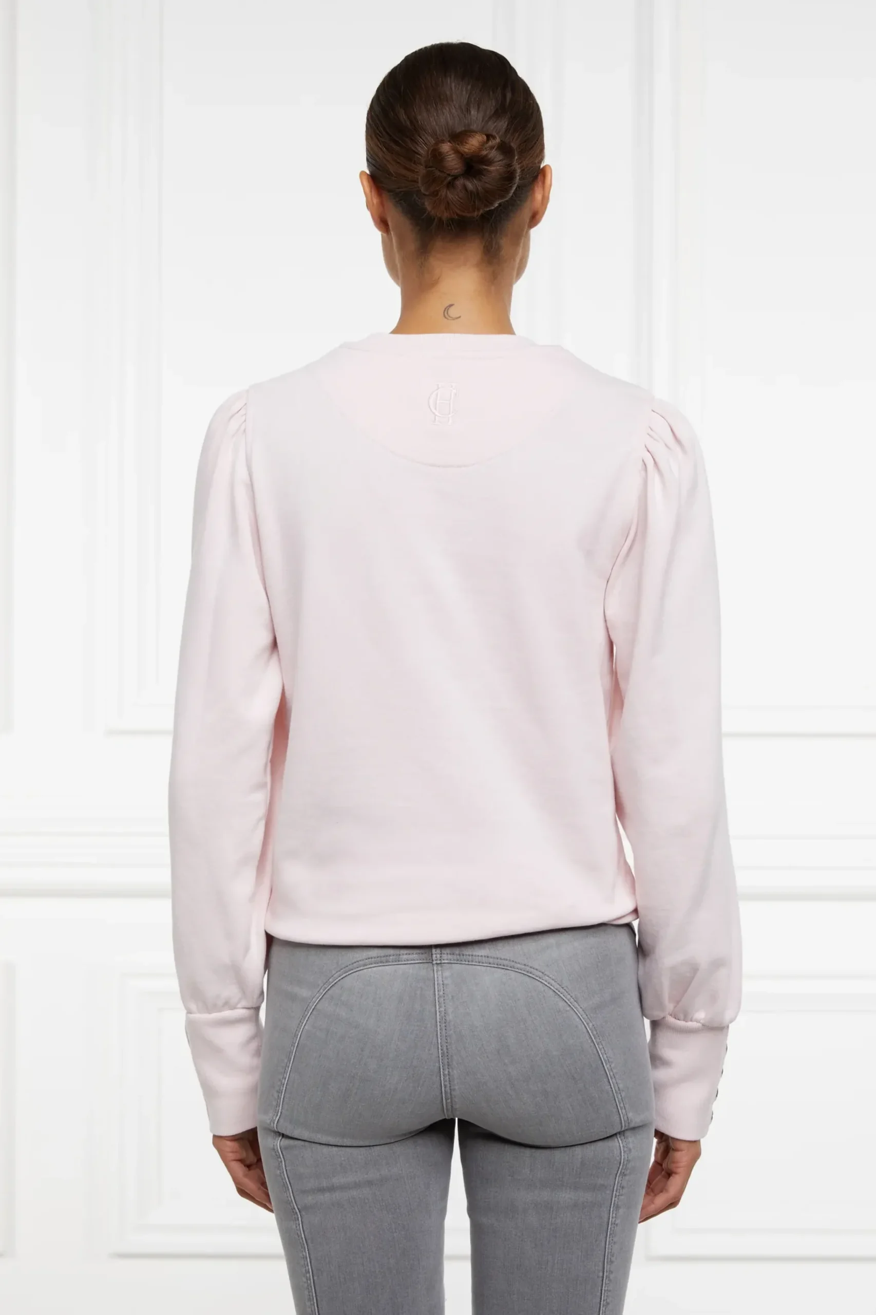 Holland Cooper Kelso Crew Palest Pink Discount