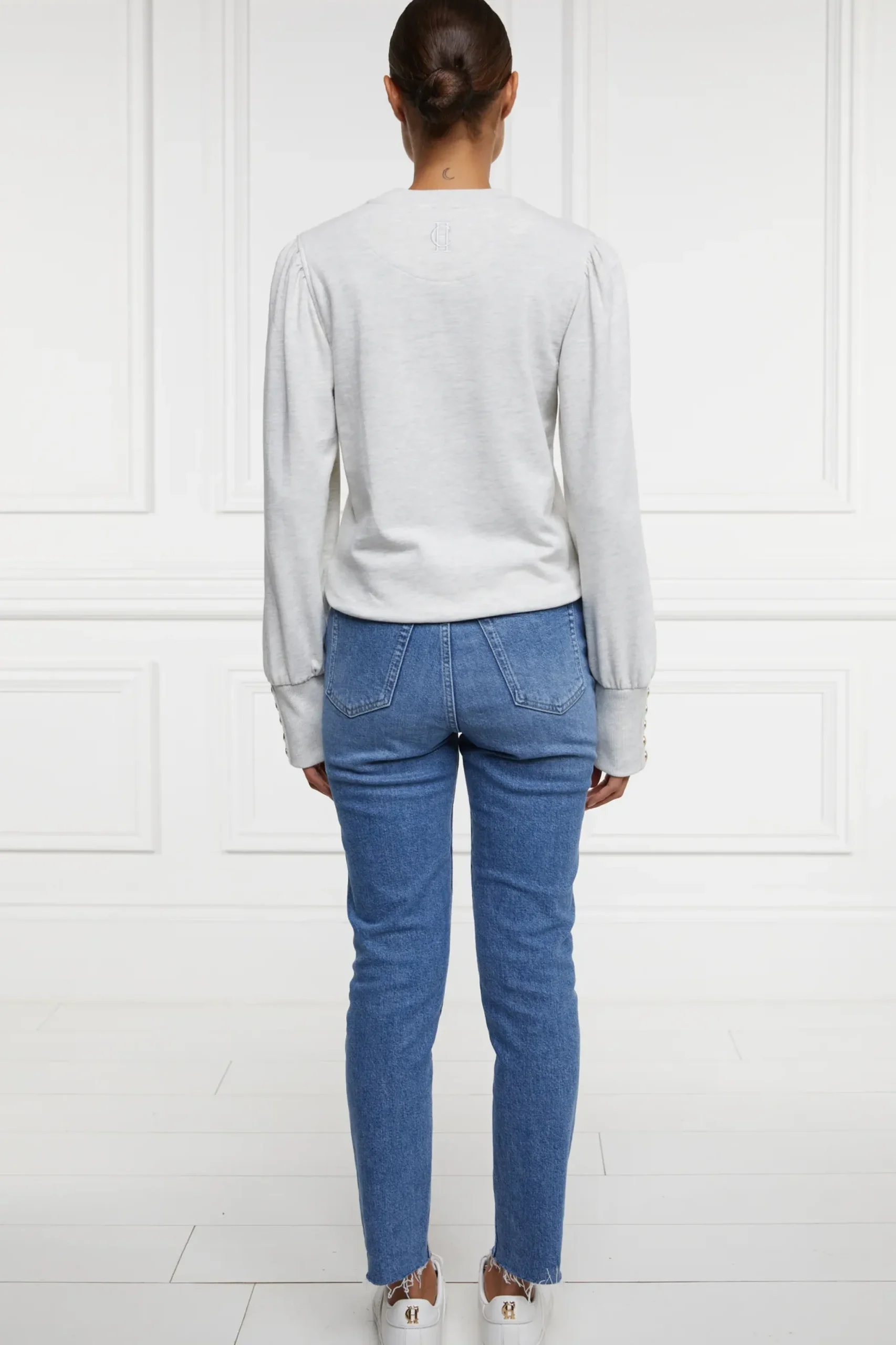 Holland Cooper Kelso Crew Grey Marl Hot