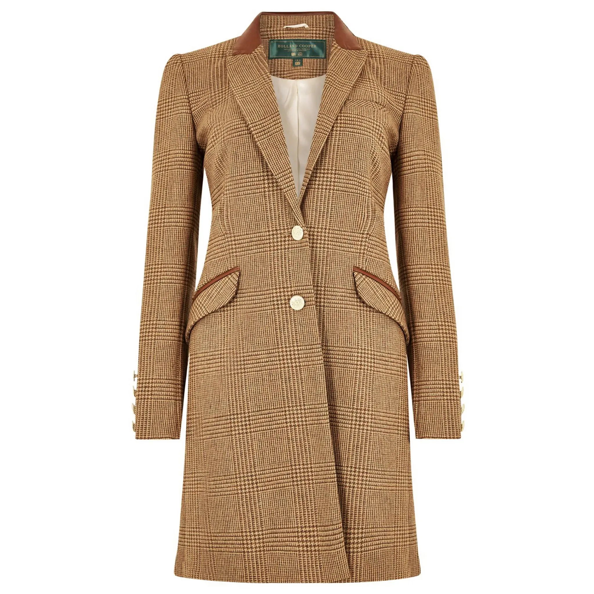 Holland Cooper Kempton Coat Tawny Discount