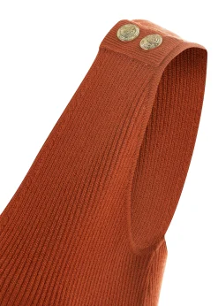 Holland Cooper Kensington Sleeveless Dress Rust Online