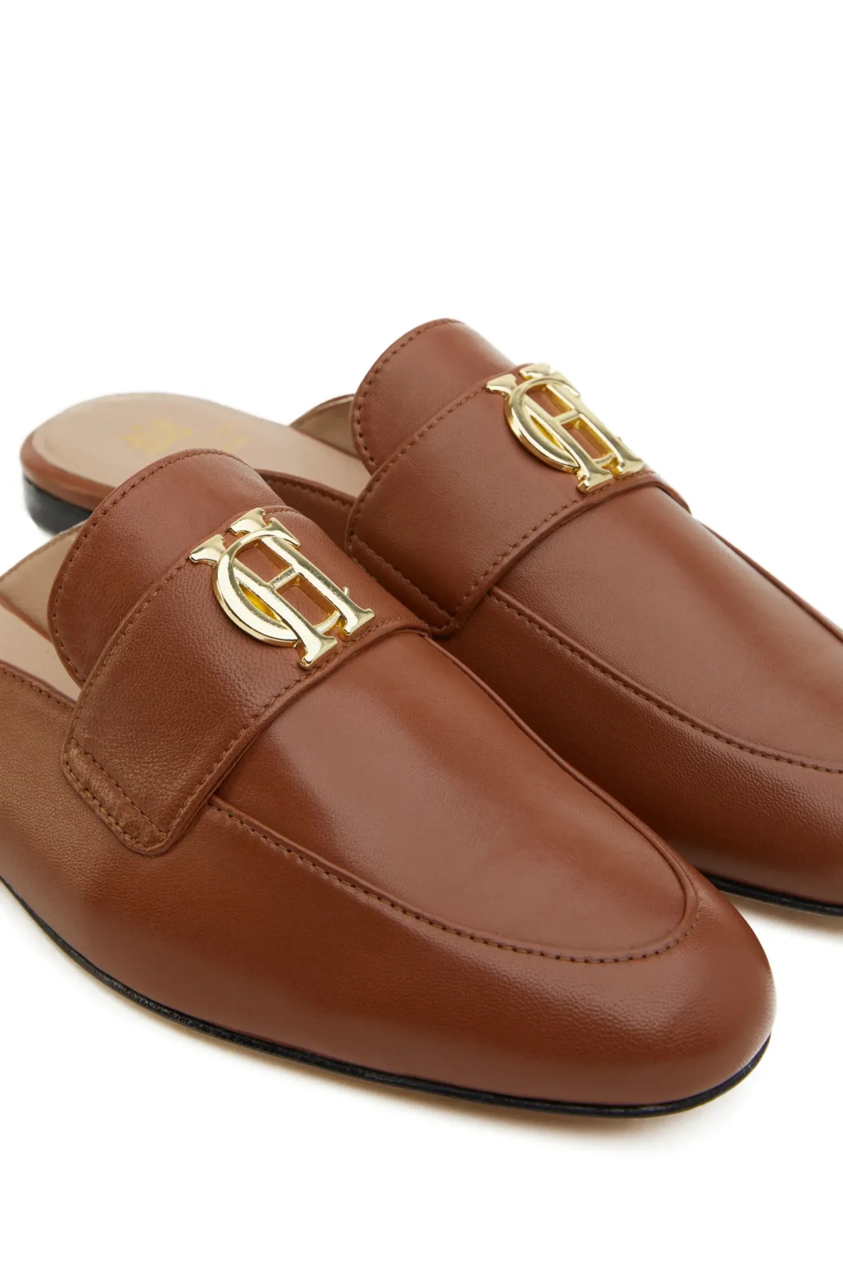 Holland Cooper Kingston Loafer Tan Leather New