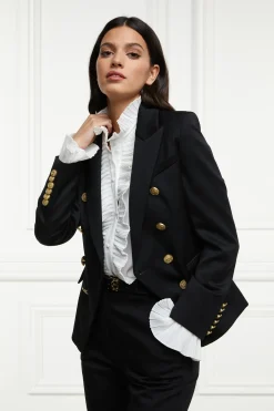Holland Cooper Knightsbridge Blazer Black Barathea Sale