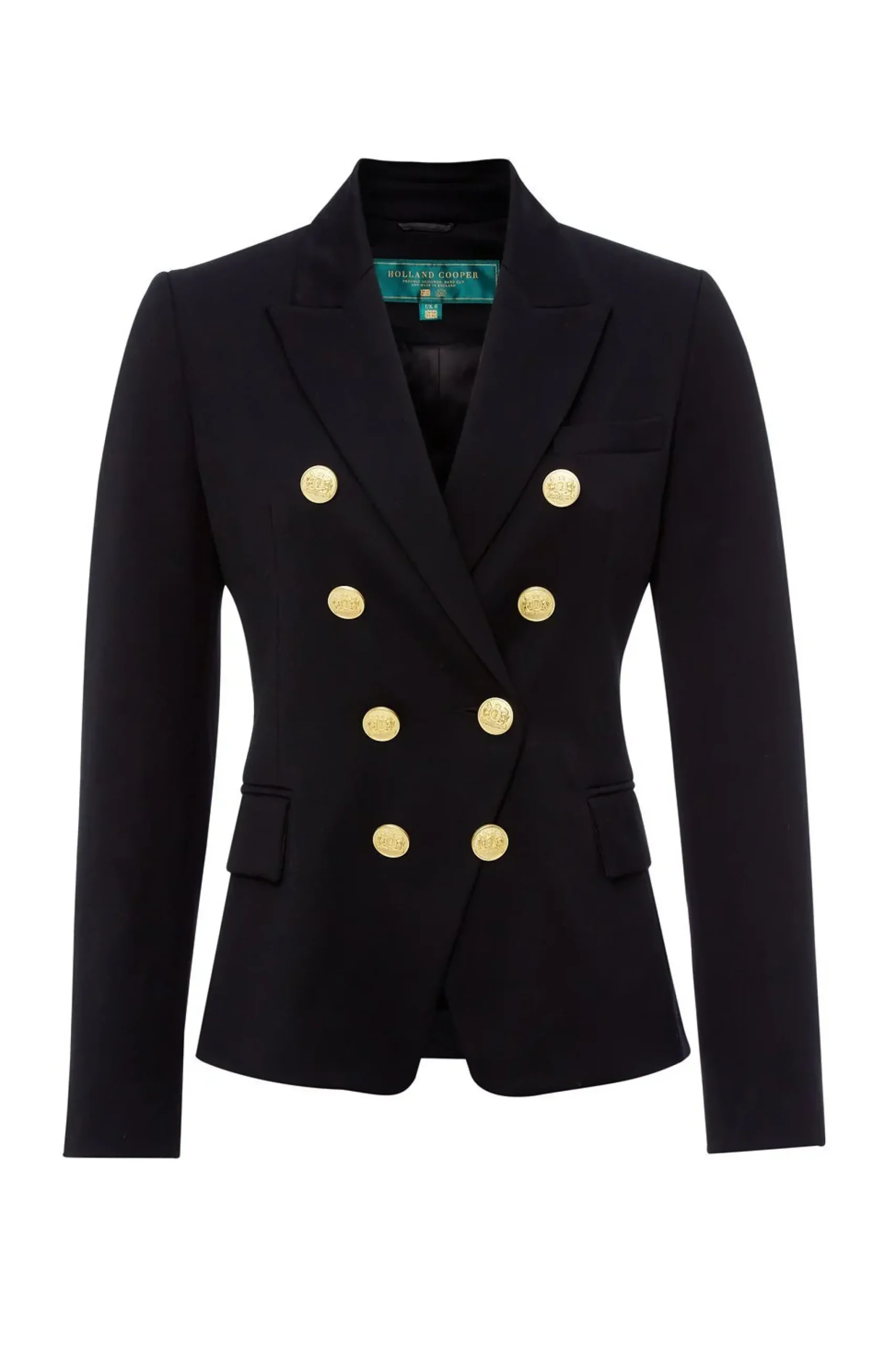 Holland Cooper Knightsbridge Blazer Black Barathea Sale