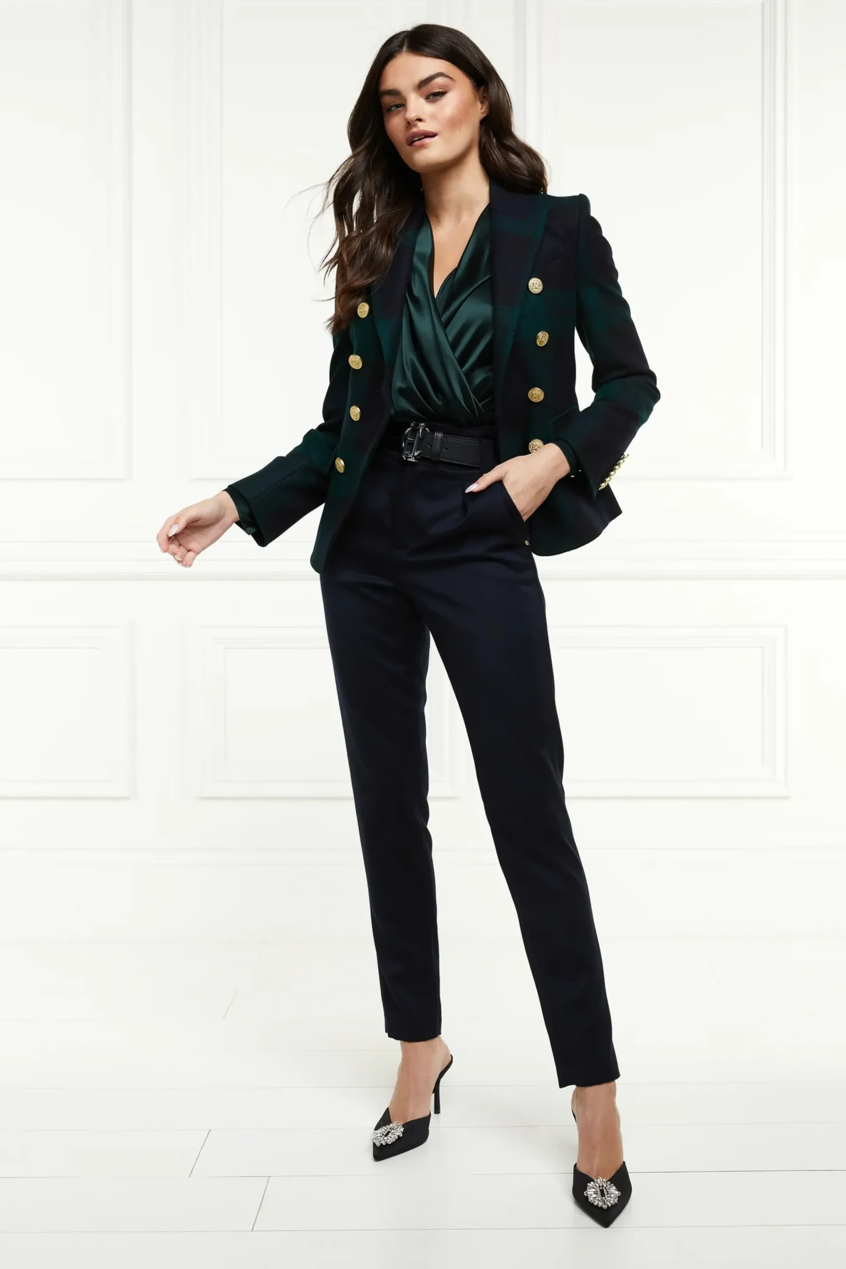 Holland Cooper Knightsbridge Blazer Blackwatch Hot