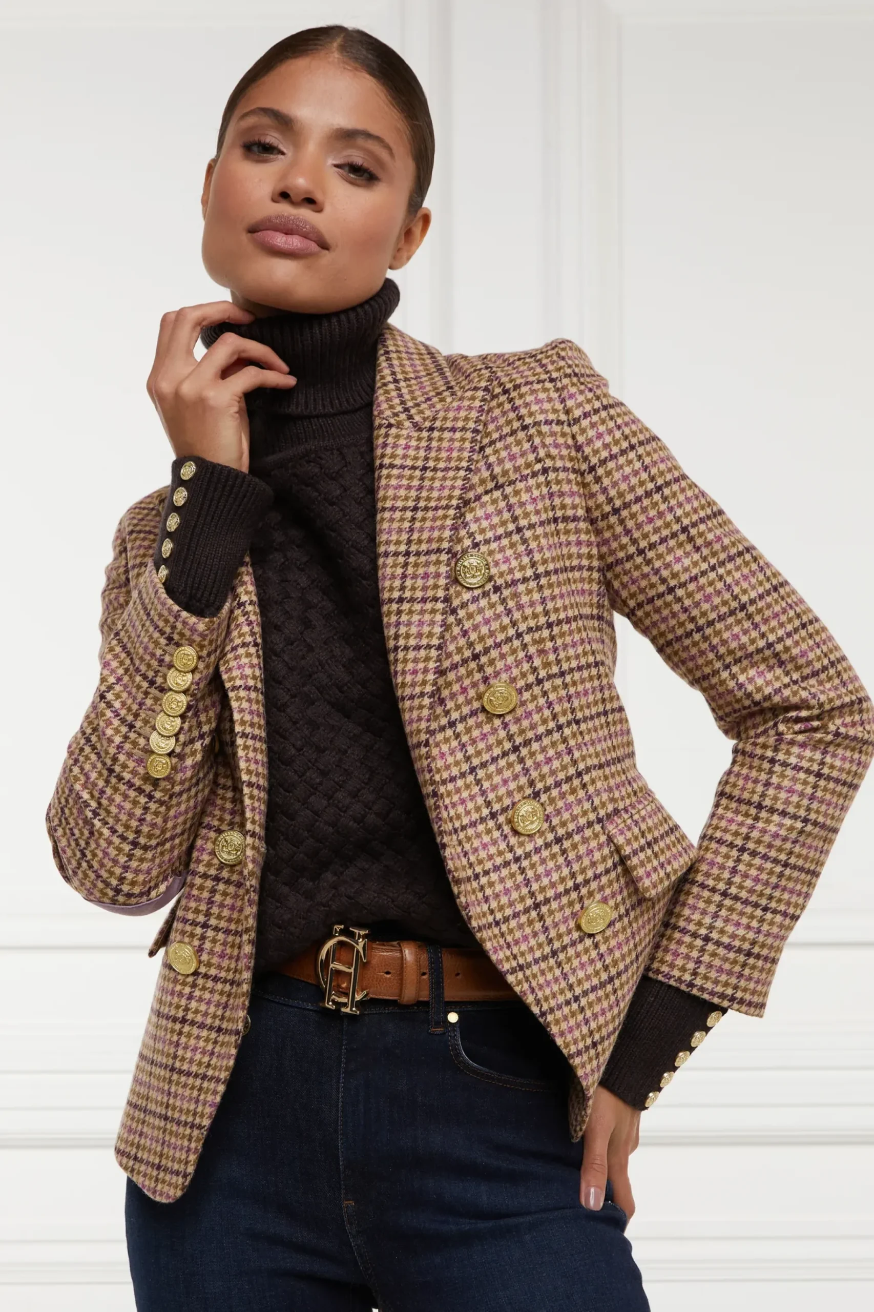 Holland Cooper Knightsbridge Blazer Sudeley Pink Best