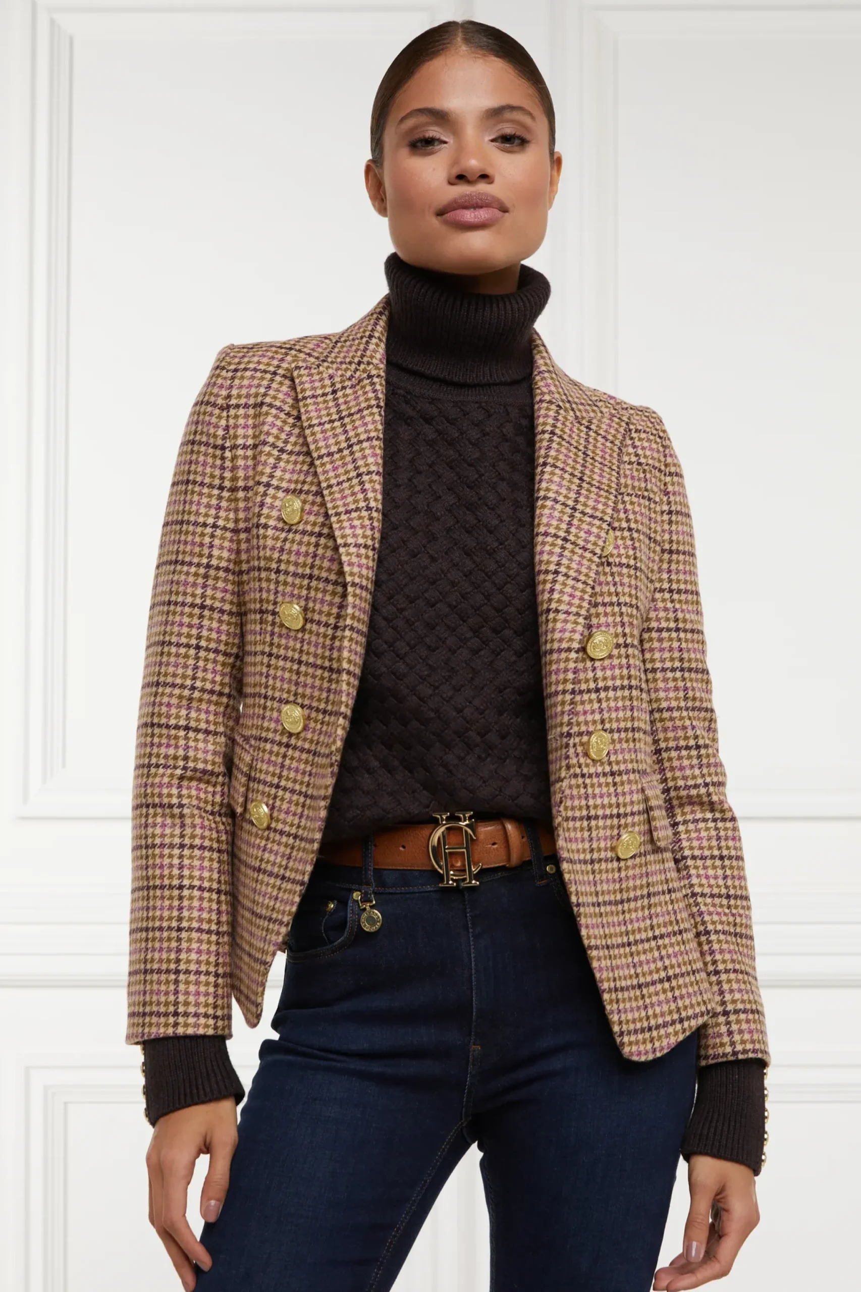 Holland Cooper Knightsbridge Blazer Sudeley Pink Best
