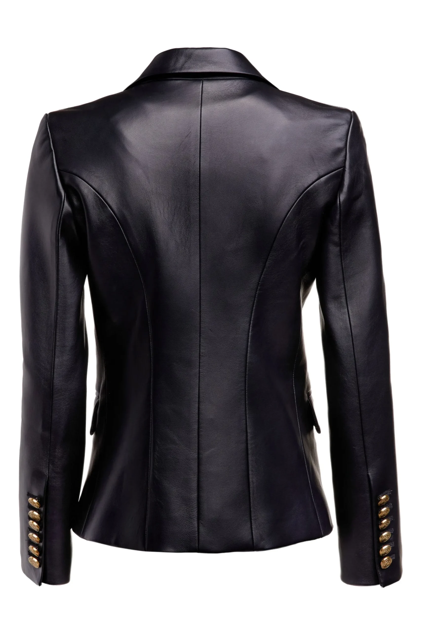 Holland Cooper Knightsbridge Blazer Valencia Leather Black Online
