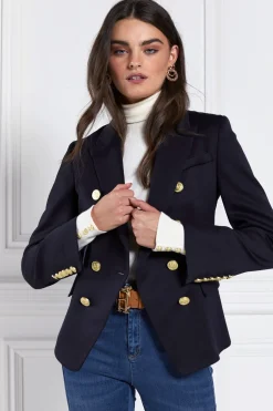 Holland Cooper Knightsbridge Blazer Navy Barathea Online
