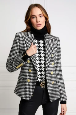 Holland Cooper Knightsbridge Blazer Houndstooth New
