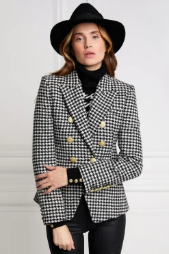 Holland Cooper Knightsbridge Blazer Houndstooth New