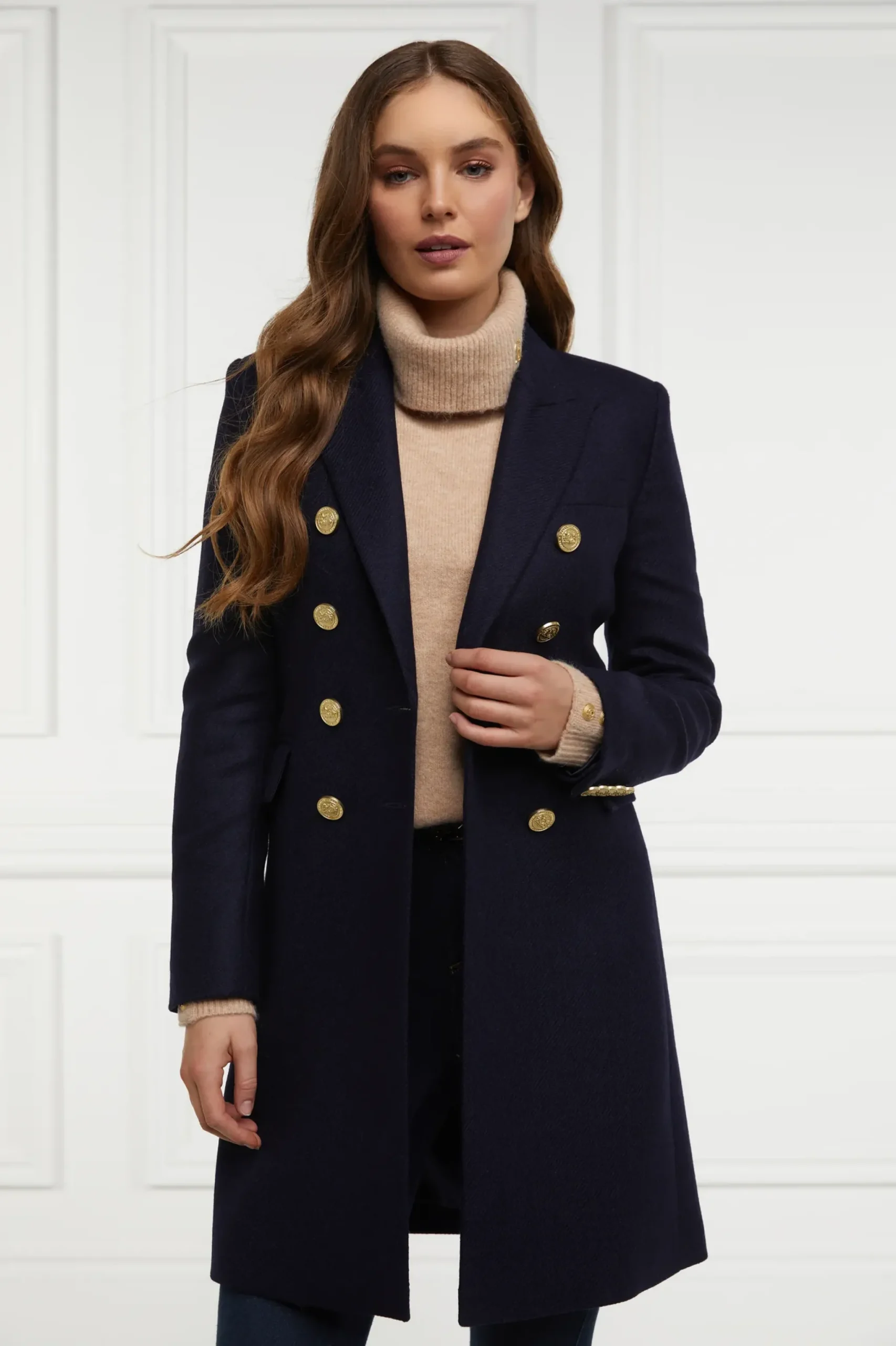 Holland Cooper Knightsbridge Coat Navy