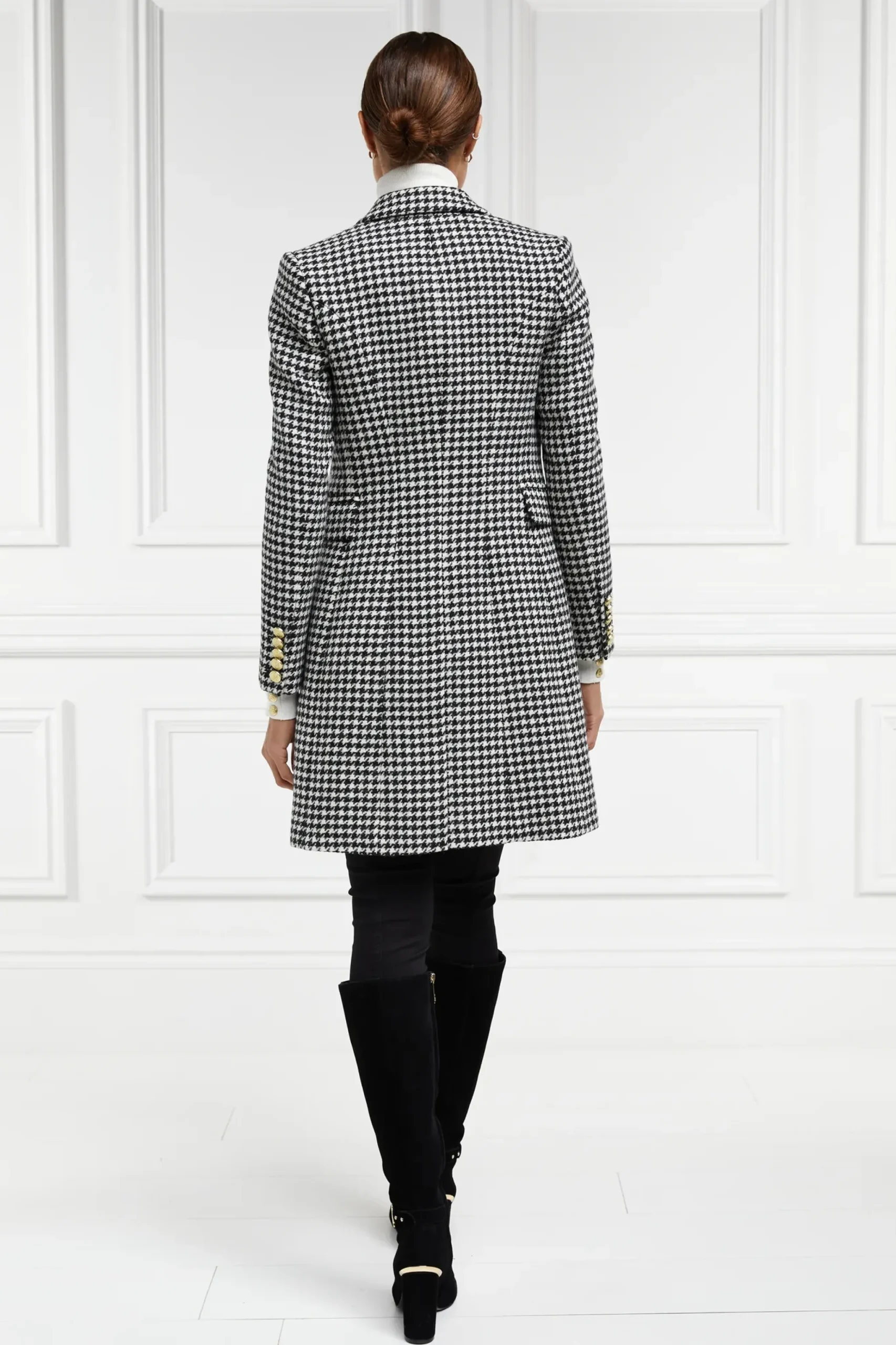 Holland Cooper Knightsbridge Coat Houndstooth Best