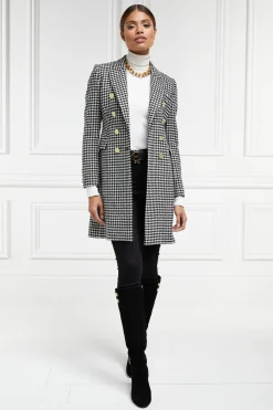 Holland Cooper Knightsbridge Coat Houndstooth Best