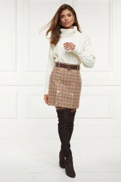 Holland Cooper Knightsbridge Skirt Sudeley Pink